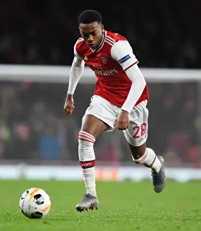 Arsenal's Joe Willock in Action Against Eintracht Frankfurt - UEFA Europa League 2019-20
