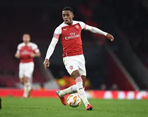 Arsenal's Joe Willock in Action against Qarabag in Europa League Group E
