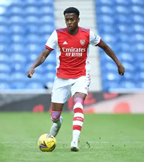 Glasgow Rangers V Arsenal 2021-22 Prints: Arsenal's Joe Willock in Action against Rangers in Glasgow Pre-Season Friendly
