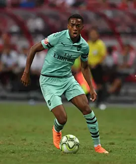 Arsenal V PSG Pre Season Friendly 2018-19 Prints: Arsenal's Joe Willock Dazzles in Pre-Season Showdown Against Paris Saint-Germain