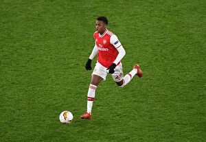 Images Dated 28th February 2020: Arsenal's Joe Willock in Europa League Clash Against Olympiacos at Emirates Stadium