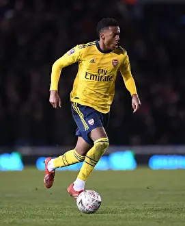 Portsmouth V Arsenal FA Cup 5th Rd 2020 Prints: Arsenal's Joe Willock in FA Cup Fifth Round Action against Portsmouth