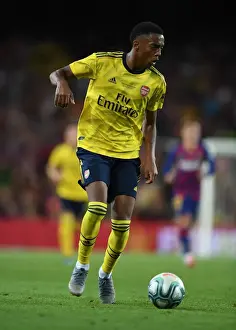 Arsenal's Joe Willock Faces Off Against FC Barcelona at Nou Camp (FC Barcelona vs Arsenal 2019-20)