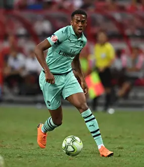 Arsenal V PSG Pre Season Friendly 2018-19 Prints: Arsenal's Joe Willock Faces Off Against Paris Saint-Germain in 2018 International Champions Cup