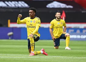 Arsenal's Joe Willock Kneels Before FA Cup Quarterfinal vs Sheffield United