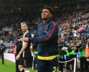 Newcastle United V Arsenal 2019-20 Prints: Arsenal's Joe Willock and Reiss Nelson Prepare for Newcastle United Clash in Premier League