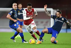 Arsenal V Southampton 2020-21 Prints: Arsenal's Joe Willock Scores Thrilling Goal Past Southampton's Defense at Emirates Stadium (2020-21)