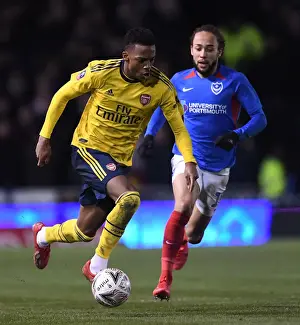 Portsmouth V Arsenal FA Cup 5th Rd 2020 Prints: Arsenal's Joe Willock Shines: Arsenal Crush Portsmouth in FA Cup Battle