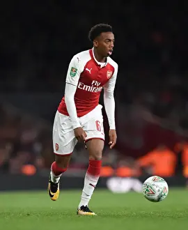 Arsenal V Doncaster Rovers - Carabao Cup 2017-18 Prints: Arsenal's Joe Willock: A Shining Star in Carabao Cup Victory over Doncaster Rovers