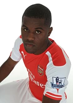 Images Dated 7th August 2014: Arsenal's Joel Campbell at 2014-15 Photocall