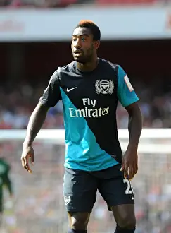 Arsenal V Boca Juniors 2011-12 Prints: Arsenal's Johan Djourou in Action Against Boca Juniors at the Emirates Cup, 2011