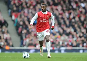 Arsenal V Sunderland 2010-11 Prints: Arsenal's Johan Djourou in Action Against Sunderland at Emirates Stadium