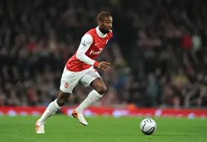 Arsenal V Ipswich Town Carling Cup 2010-11 Prints: Arsenal's Johan Djourou Celebrates in Carling Cup Semi-Final Victory over Ipswich Town (3:0)