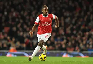Arsenal V Stoke City 2010-2011 Prints: Arsenal's Johan Djourou Secures 1-0 Victory Over Stoke City in the Premier League at Emirates Stadium