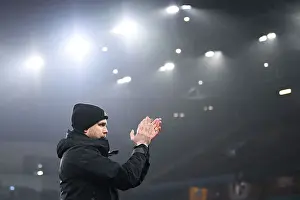 Aston Villa Women V Arsenal Women 2022-23 Prints: Arsenal's Jonas Eidevall Applauds Fans after Aston Villa vs Arsenal (2022-23)