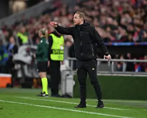 Bayern Munich V Arsenal Women 2022-23 Prints: Arsenal's Jonas Eidevall Leads the Way in UEFA Women's Champions League Showdown against Bayern Munich