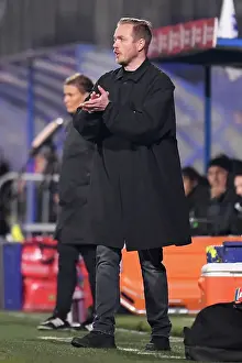 Liverpool Women V Arsenal Women 2023-24 Prints: Arsenal's Jonas Eidevall Reacts During Liverpool vs Arsenal Women's Super League Match