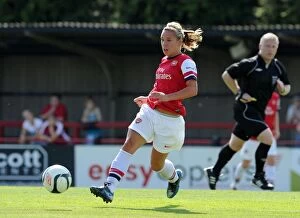 Images Dated 9th September 2012: Arsenal's Jordan Nobbs in Action against Lincoln Ladies in FA WSL Match