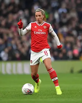 Arsenal's Jordan Nobbs in Action against Tottenham Hotspur in FA WSL Clash
