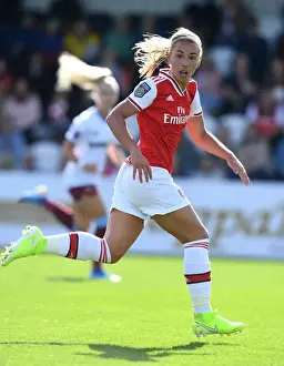 Arsenal Women V West Ham United 2019-20 Prints: Arsenal's Jordan Nobbs in Action against West Ham United Women in WSL Match