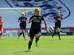 Arsenal's Jordan Nobbs Celebrates FA Cup Victory over Bristol Academy (2013)