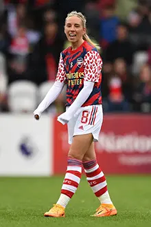 Arsenal Women V Aston Villa 2021-22 Prints: Arsenal's Jordan Nobbs Gears Up for Arsenal Women vs Aston Villa Women Showdown: Barclays FA WSL