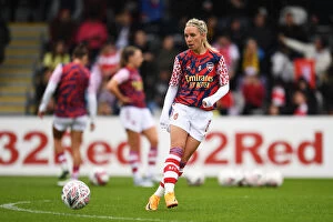 Images Dated 1st May 2022: Arsenal's Jordan Nobbs Gears Up for FA WSL Clash Against Aston Villa