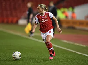 Arsenal Women V Chelsea Women - Continental Cup Final 2020 Prints: Arsenal's Jordan Nobbs Goes Head-to-Head with Chelsea in FA Womens Continental League Cup Final