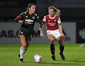 Arsenal's Jordan Nobbs Stifles Manchester United's Katie Zelem in Empty FA WSL Clash (2021)