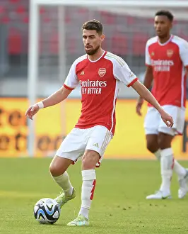 Arsenal's Jorginho in Action against FC Nurnberg: Pre-Season Friendly, Nuremberg 2023