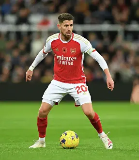Arsenal's Jorginho in Action against Newcastle United - Premier League 2023-24