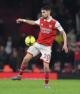 Arsenal V Manchester City 2022-23 Prints: Arsenal's Jorginho Faces Manchester City in Premier League Showdown (2022-23)