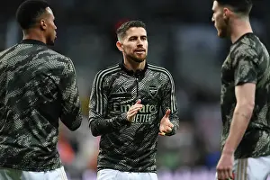 Newcastle United V Arsenal 2023-24 Prints: Arsenal's Jorginho Prepares for Newcastle United Clash in Premier League (2023-24)
