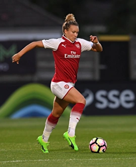 Arsenal's Josephine Henning in Action Against Everton Ladies: Pre-Season 2017-18