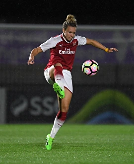 Arsenal's Josephine Henning in Action against Everton Ladies: Pre-Season 2017-18