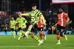 Arsenal's Kai Havertz in Action against Luton Town in the Premier League, December 2023