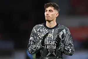 Aston Villa V Arsenal 2023-24 Prints: Arsenal's Kai Havertz Applauding Fans before Aston Villa Clash (2023-24)