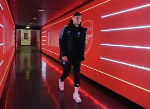 Arsenal's Kai Havertz Arrives at Emirates Stadium Ahead of Arsenal v Burnley Premier League Clash (2023-24)