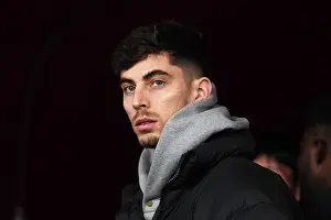 Arsenal V West Ham United 2023-24 Prints: Arsenal's Kai Havertz Awaits West Ham United Showdown at Emirates Stadium (2023-24)