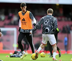 Arsenal's Kai Havertz Gears Up: Arsenal FC vs Brighton & Hove Albion, Premier League 2023-24