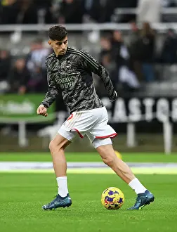 Newcastle United V Arsenal 2023-24 Prints: Arsenal's Kai Havertz Gears Up: Newcastle United vs Arsenal, Premier League 2023-24