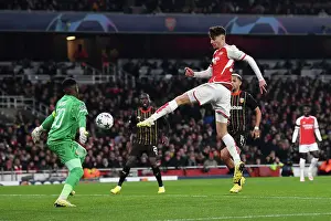 Arsenal V RC Lens 2023-24 Prints: Arsenal's Kai Havertz Scores First Goal in Champions League Victory over RC Lens (2023-24)