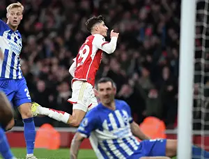 Arsenal V Brighton And Hove Albion 2023-24 Prints: Arsenal's Kai Havertz Scores Second Goal Against Brighton & Hove Albion in 2023-24 Premier League