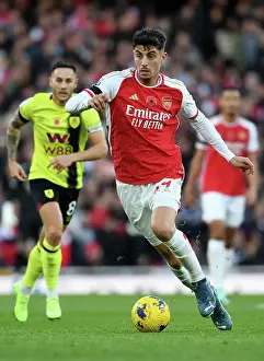 Arsenal's Kai Havertz Scores Thriller at Emirates: Arsenal FC vs Burnley FC (2023-24)