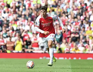 Arsenal V Fulham 2023-24 Prints: Arsenal's Kai Havertz Shines in Arsenal FC vs Fulham FC Premier League Clash (2023-24)