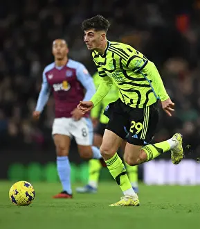 Arsenal's Kai Havertz Shines in Aston Villa vs Arsenal Premier League Clash (2023-24)