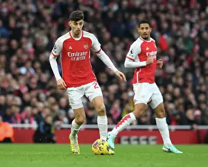 Arsenal's Kai Havertz Shines in Premier League Clash Against Brighton & Hove Albion (2023-24)