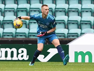 Arsenal's Karl Hein in Action: Hibernian vs Arsenal (2021-22) - Pre-Season Friendly