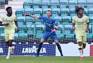 Hibernian V Arsenal 2021-22 Prints: Arsenal's Karl Hein in Action: Hibernian vs Arsenal Pre-Season Friendly
