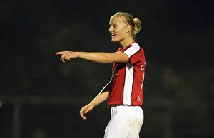 Arsenal Ladies V FC Zurich Frauen 2008-9 Prints: Arsenal's Katie Chapman Scores in 7-2 Victory Over FC Zurich in UEFA Cup